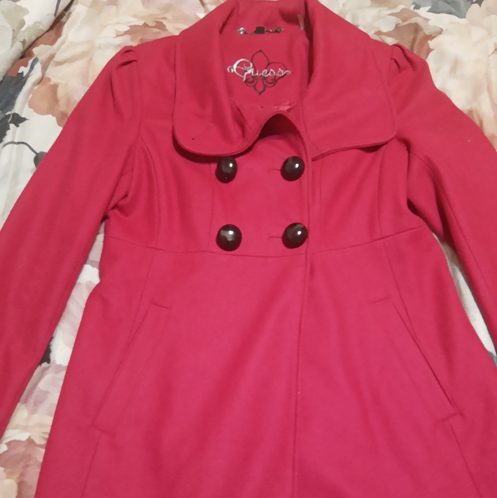 Guess Small Pink Peacoat